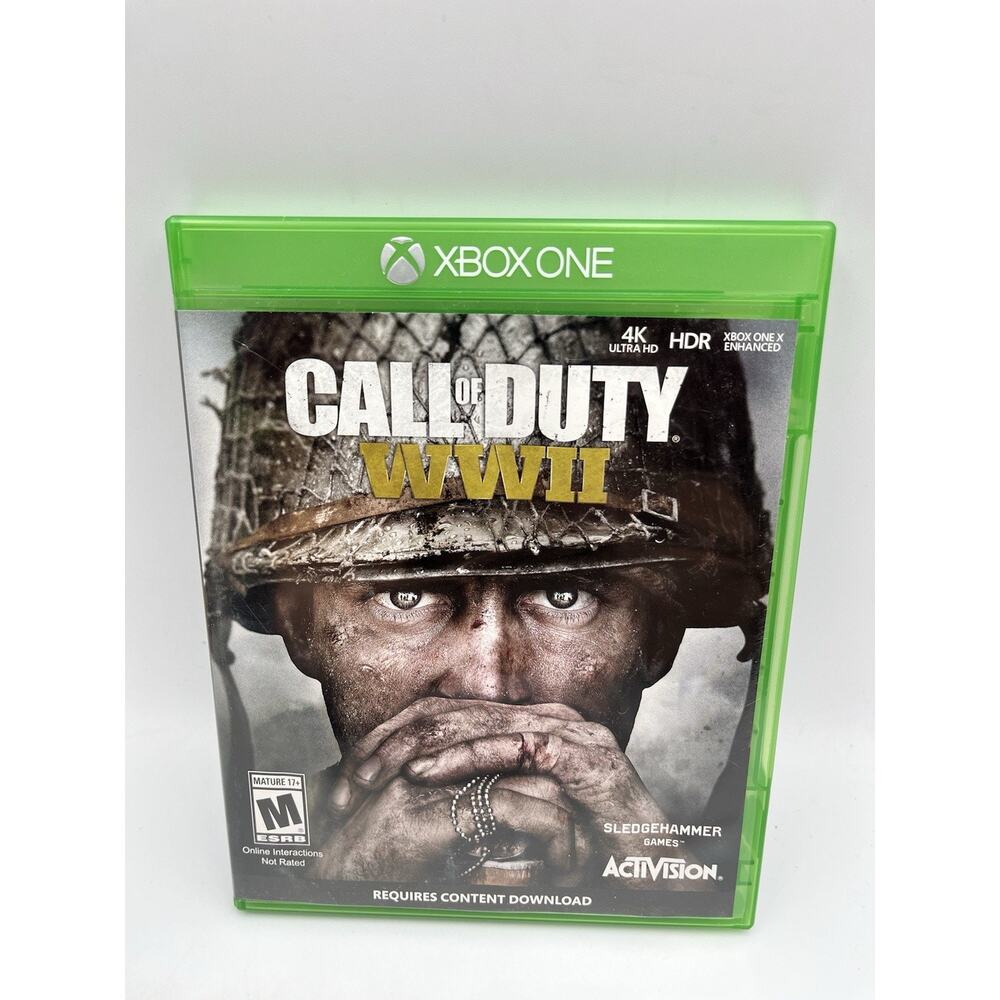 Call of Duty WWII World War 2 (Xbox One) Complete in Box CIB - WORKING